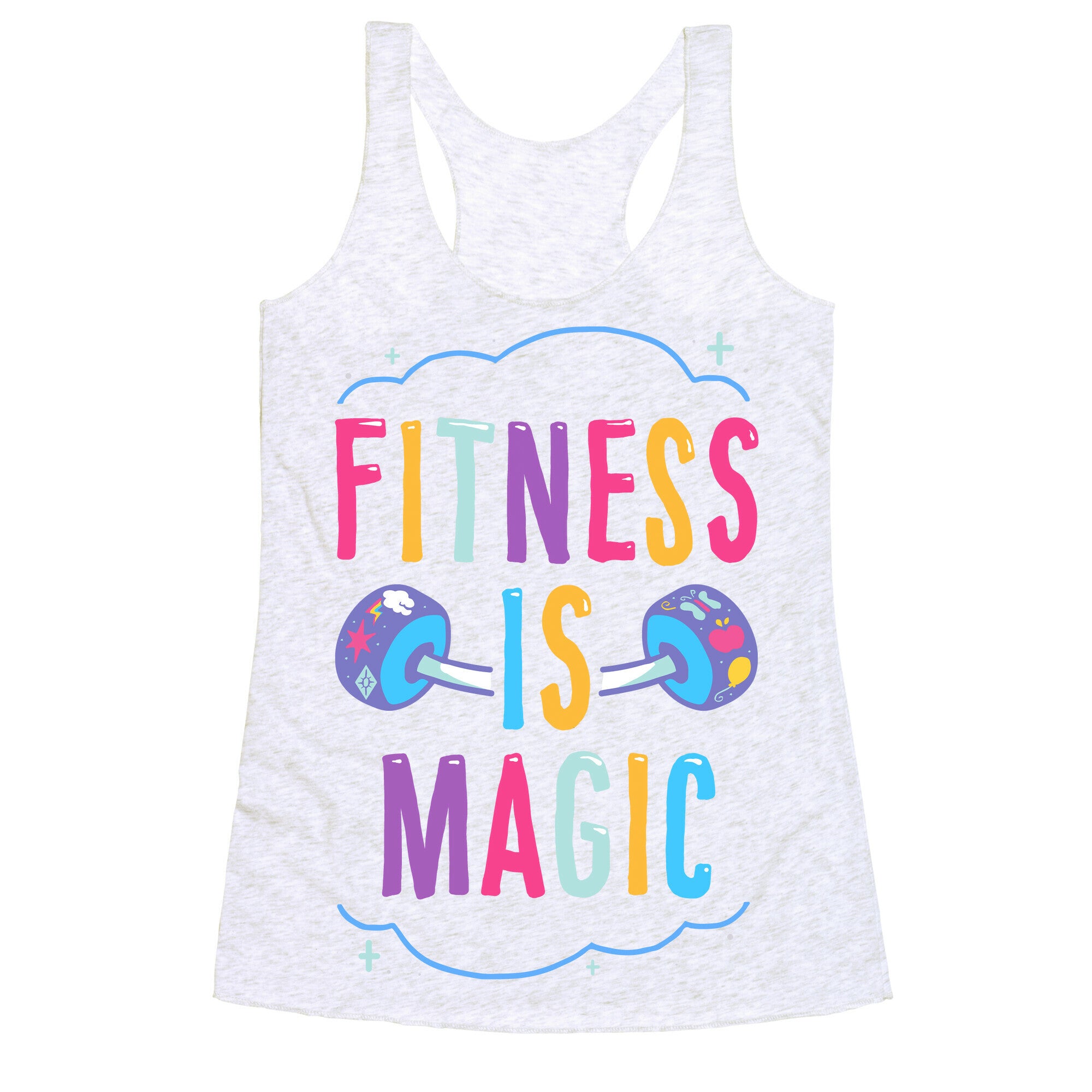 Fitness Is Magic Racerback Tank